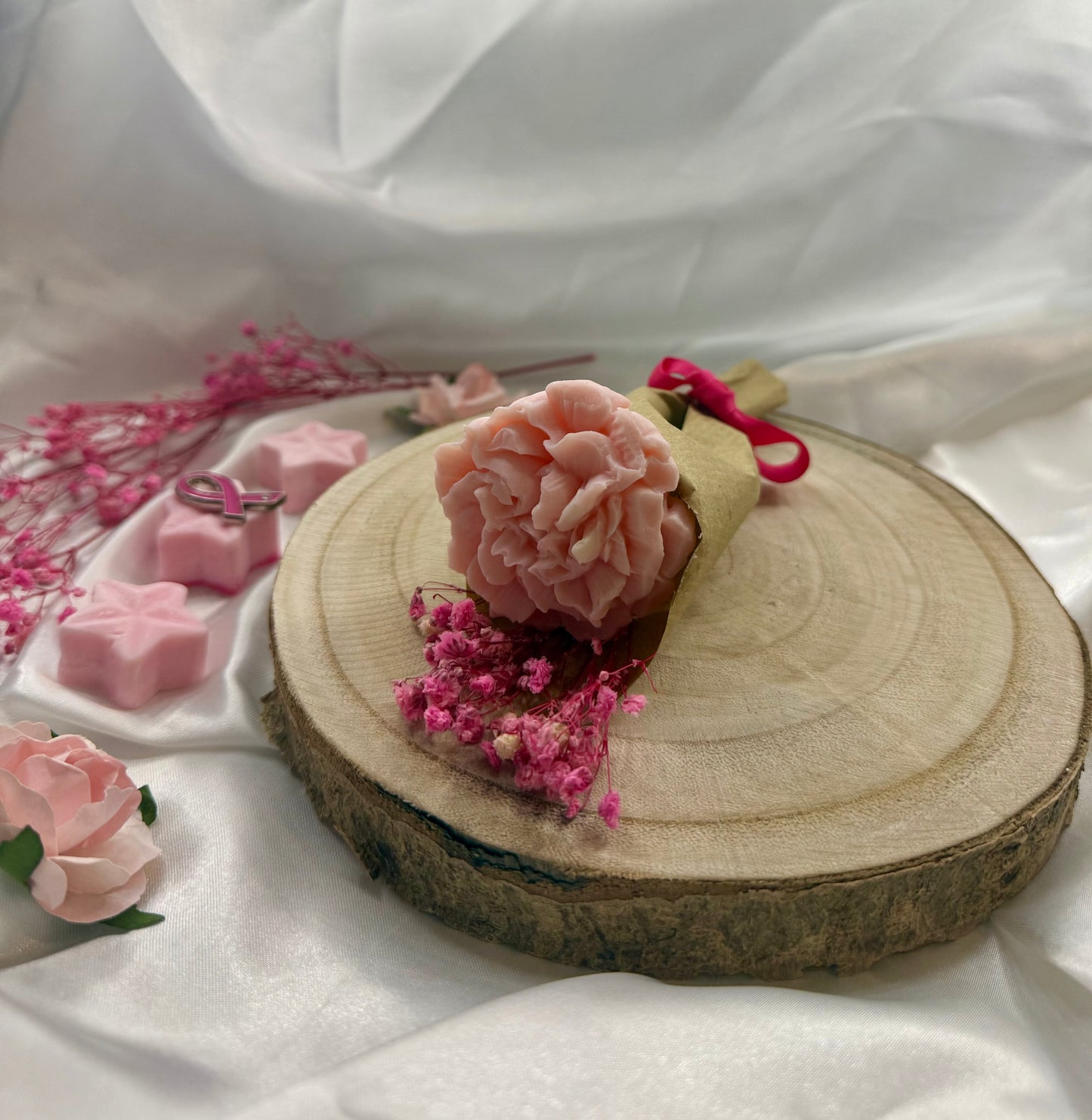 Fleur rose senteur rose vanillée