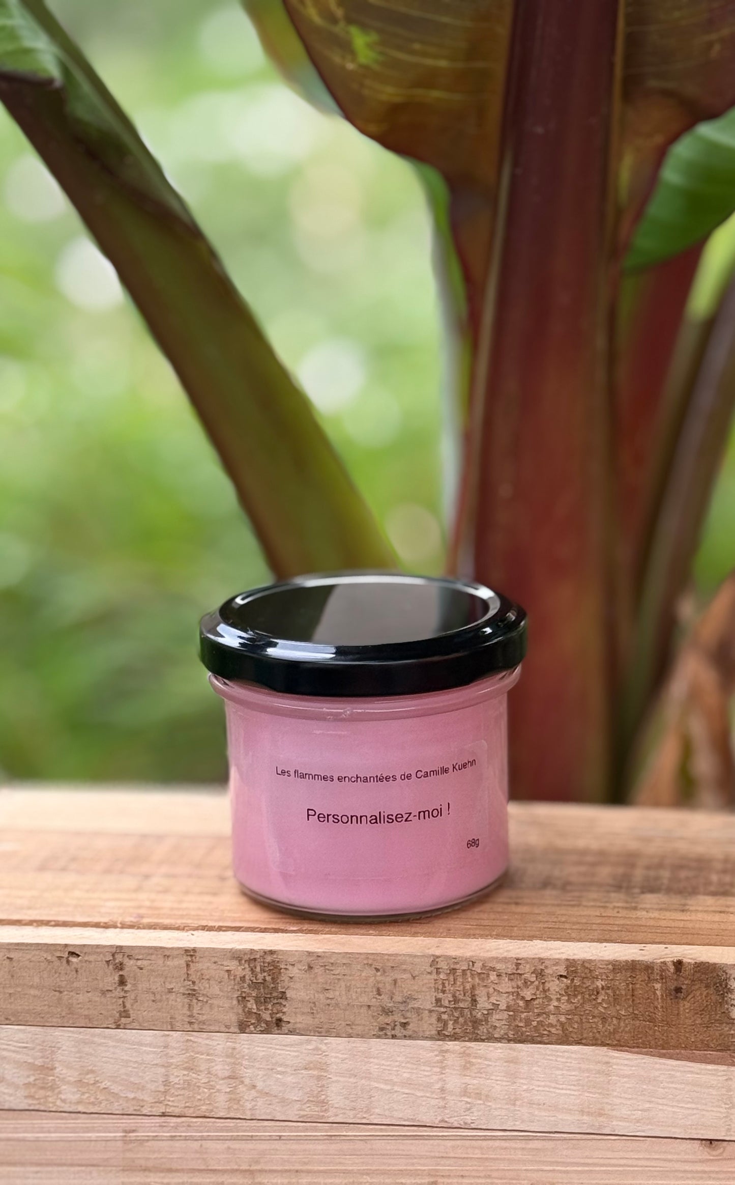 Bougie personnalisée