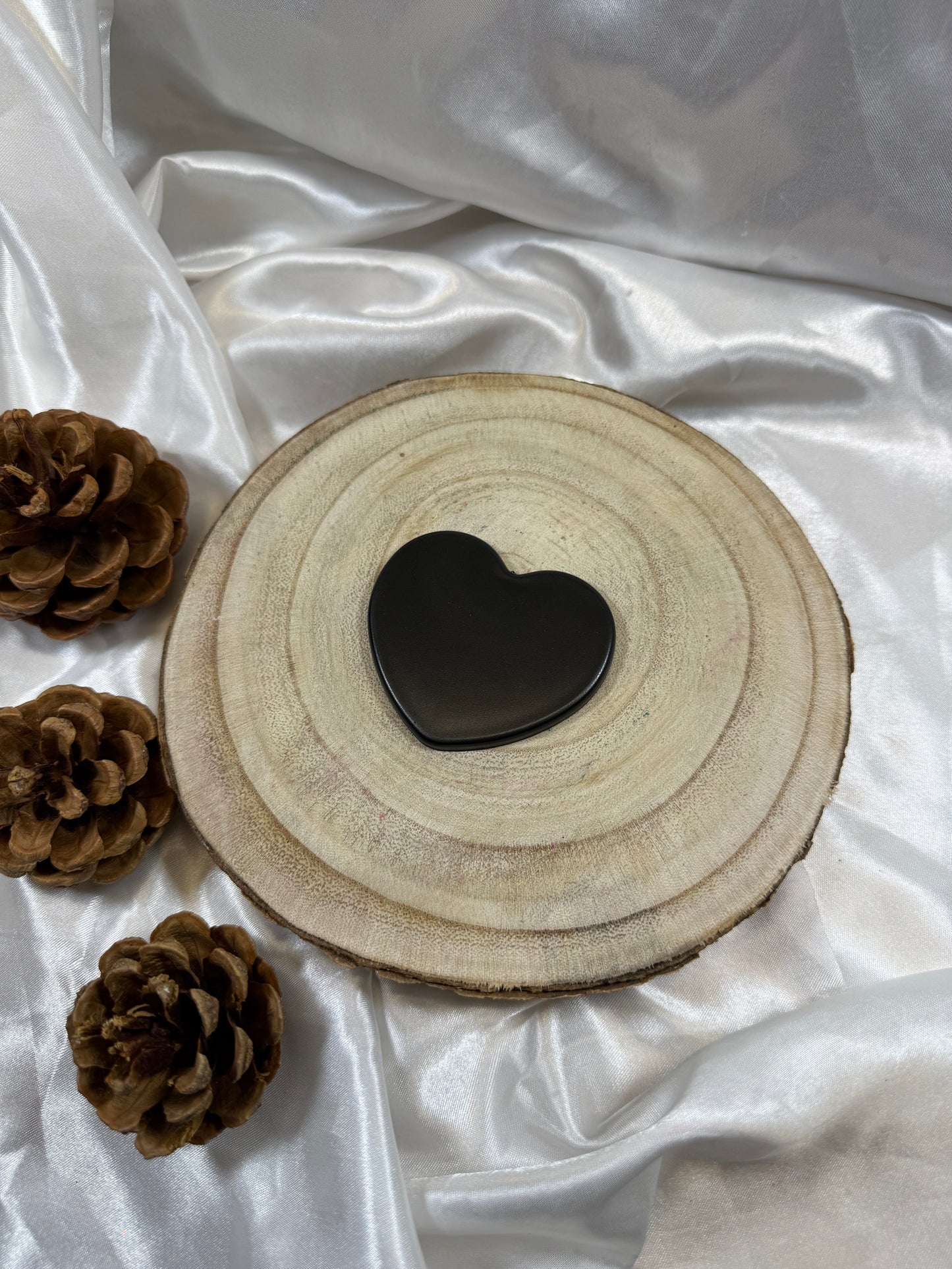 Mini miroir en forme de cœur