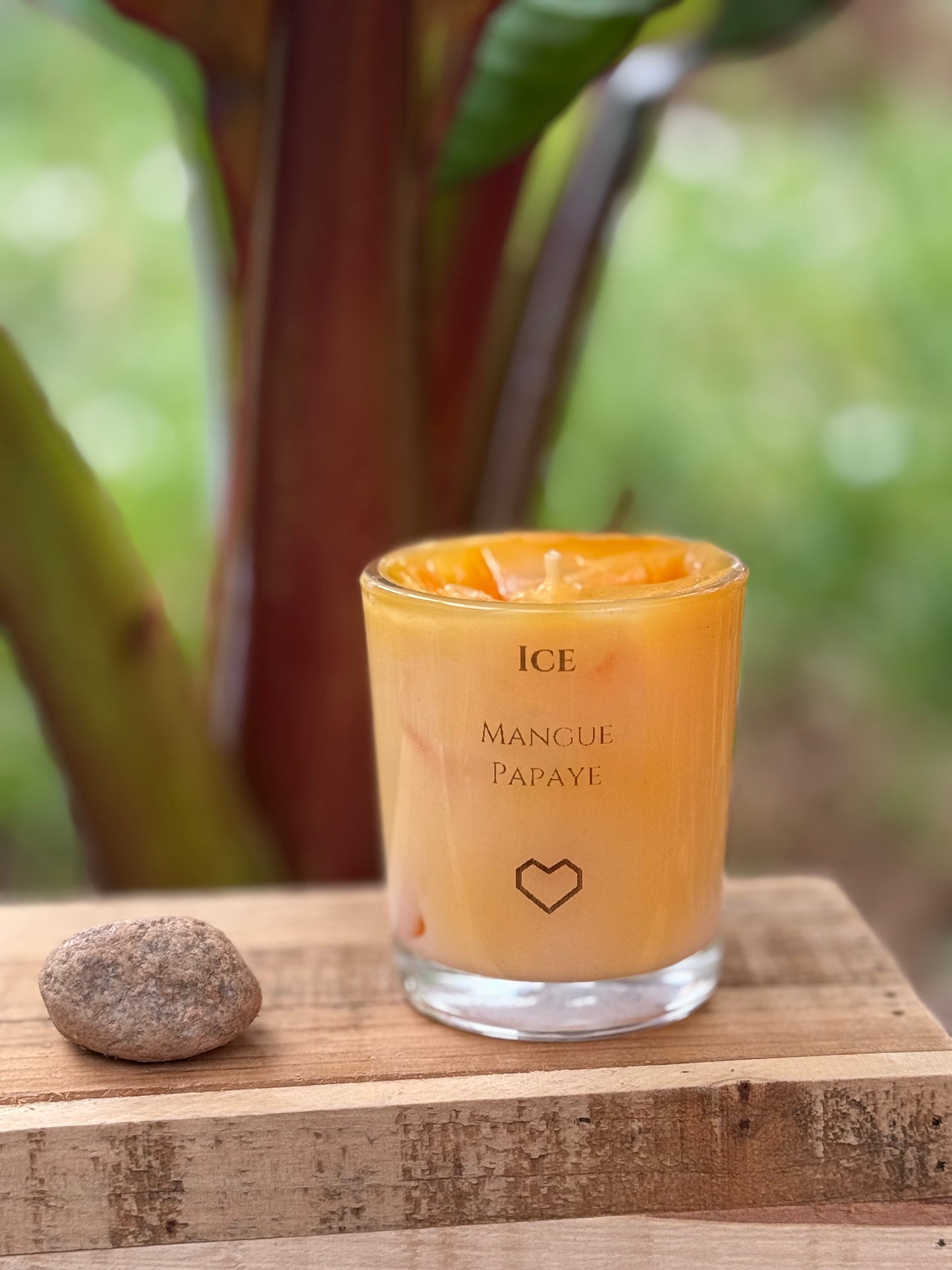 Bougie senteur mangue papaye