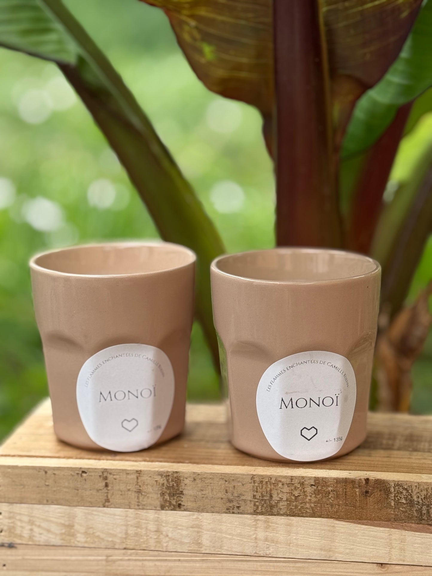 Bougie senteur monoï
