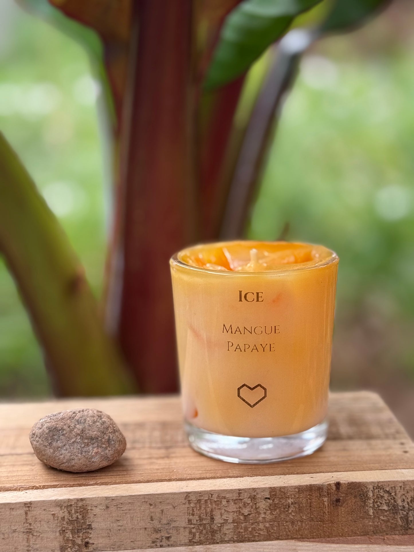 Bougie senteur mangue papaye