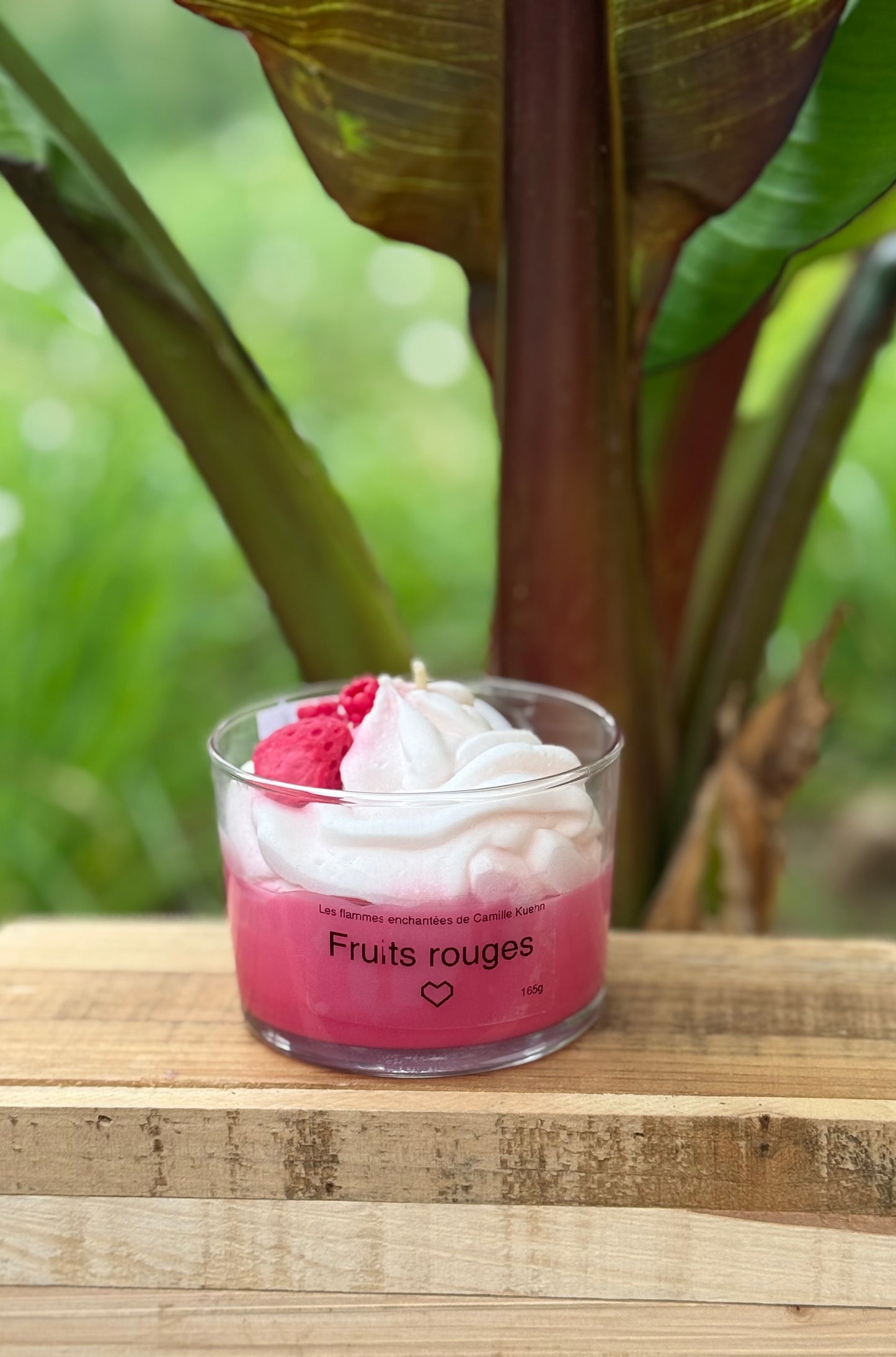 Bougie fruit rouge
