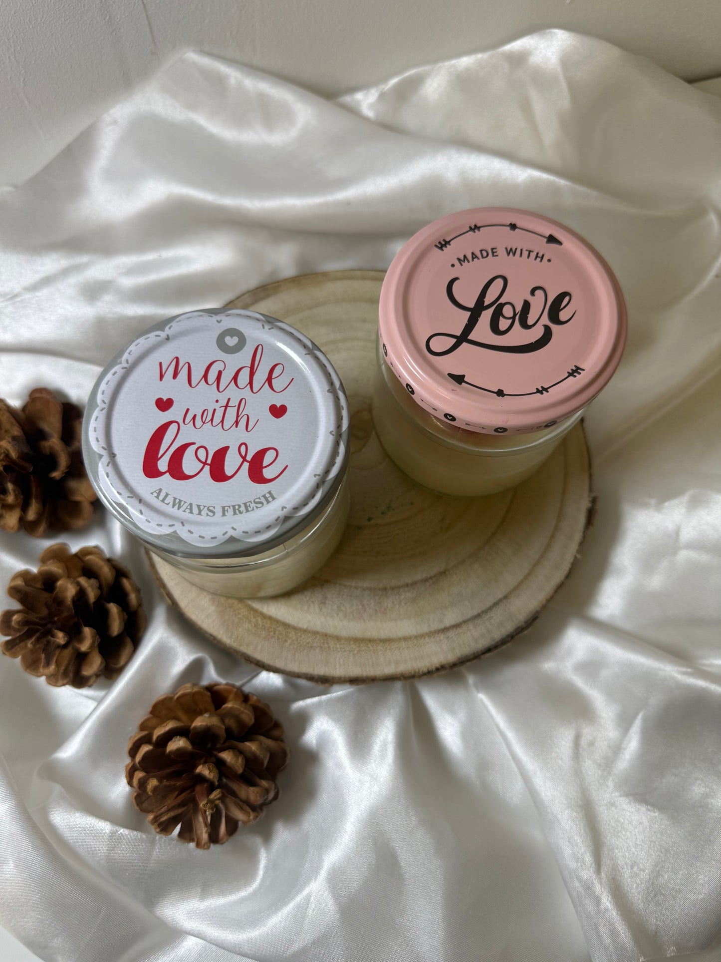 Bougie Artisanale - Rose éternelle