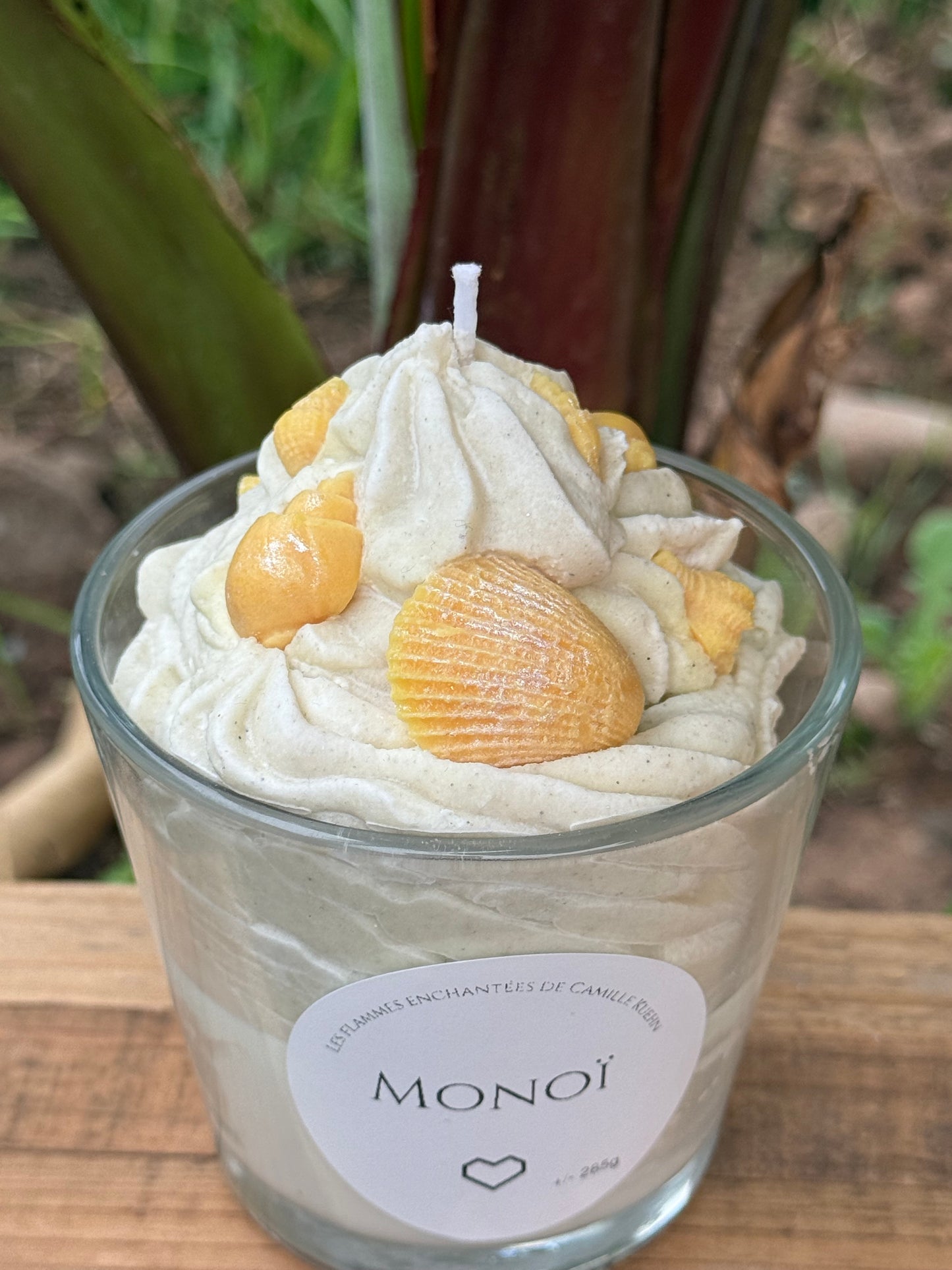 Bougie gourmande senteur Monoï
