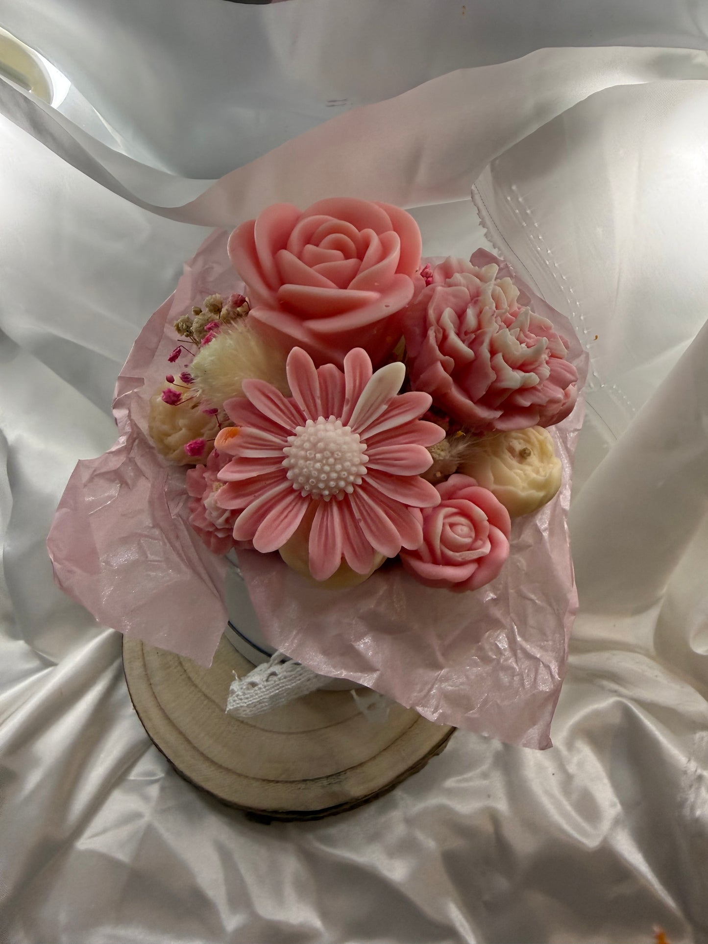 Bouquet parfumé senteur rose vanillée