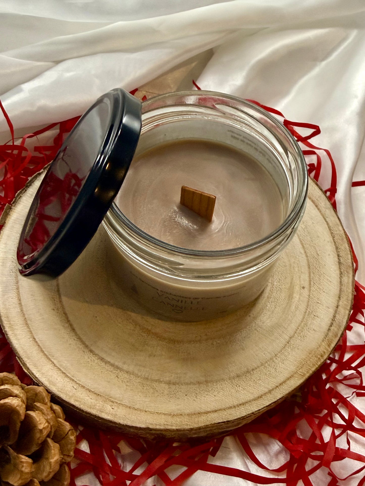 Bougie senteur vanille cannelle