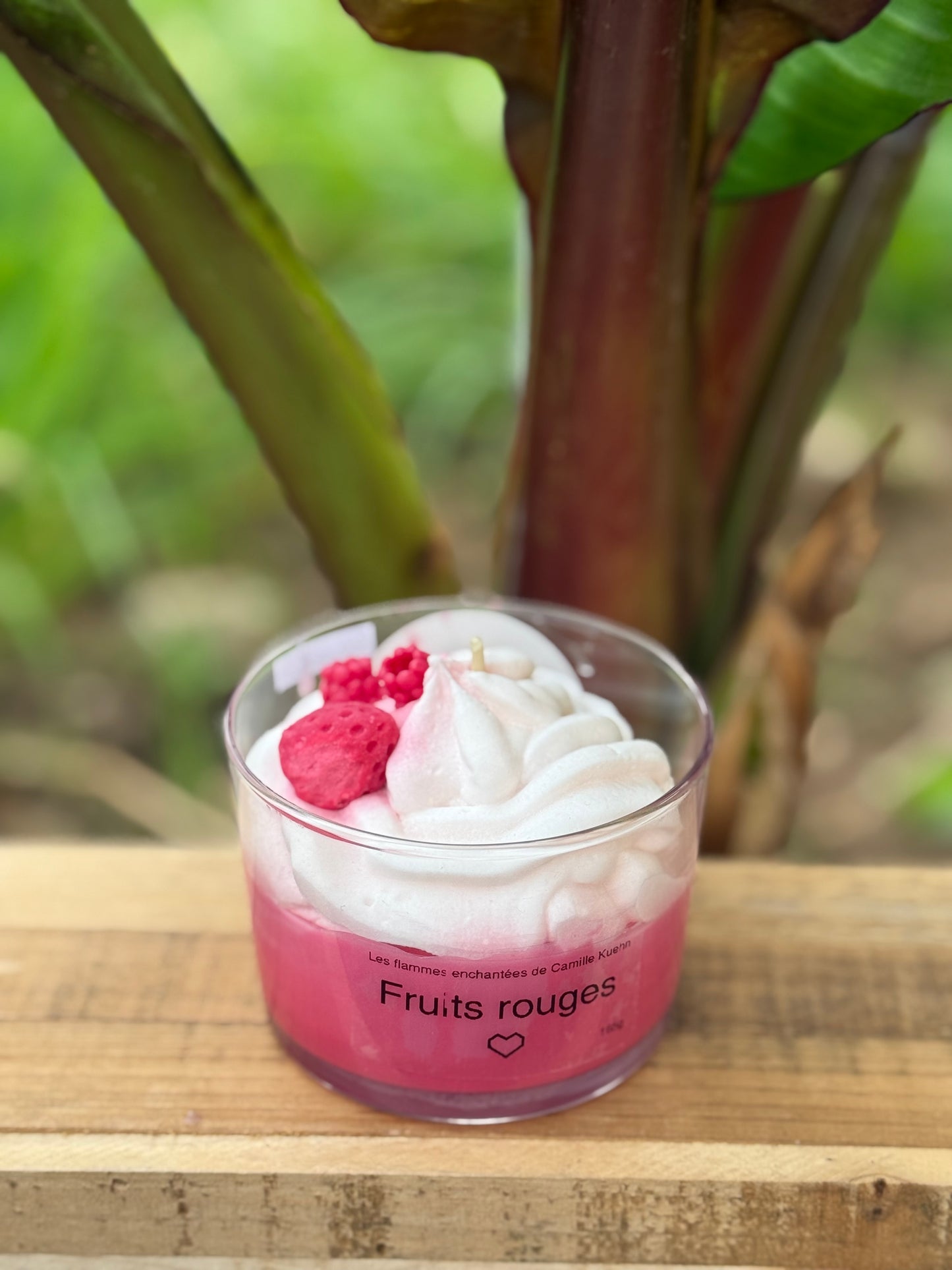 Bougie fruit rouge