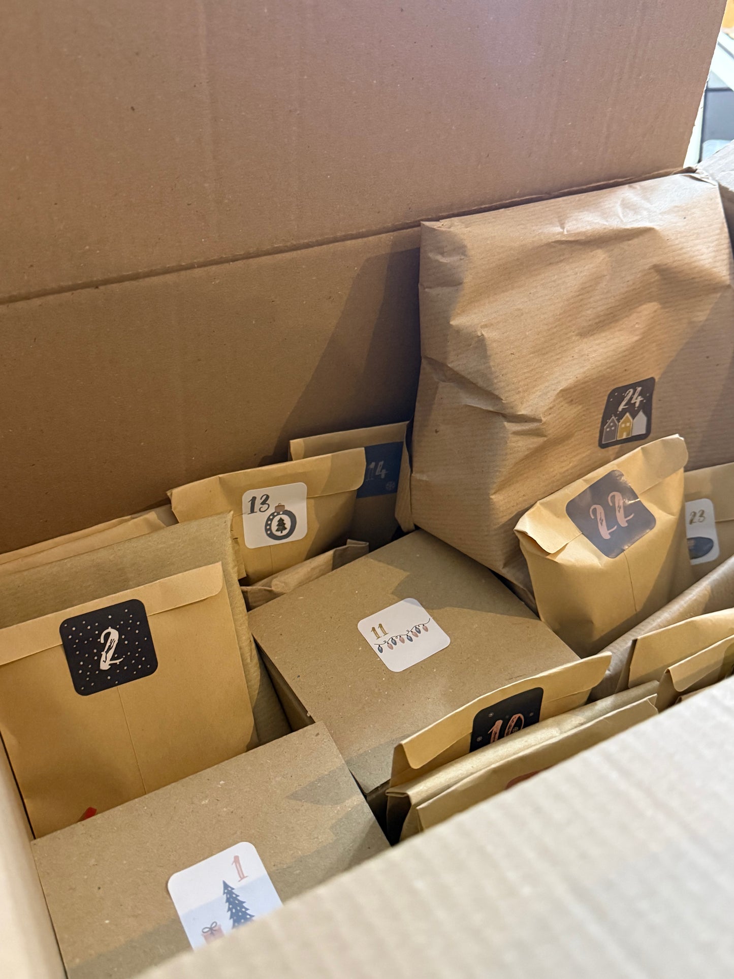 Calendrier de l’avent 24 cases