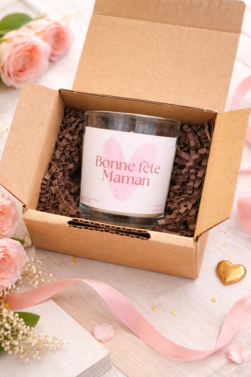 Bougie parfumée - Bonne fête maman
