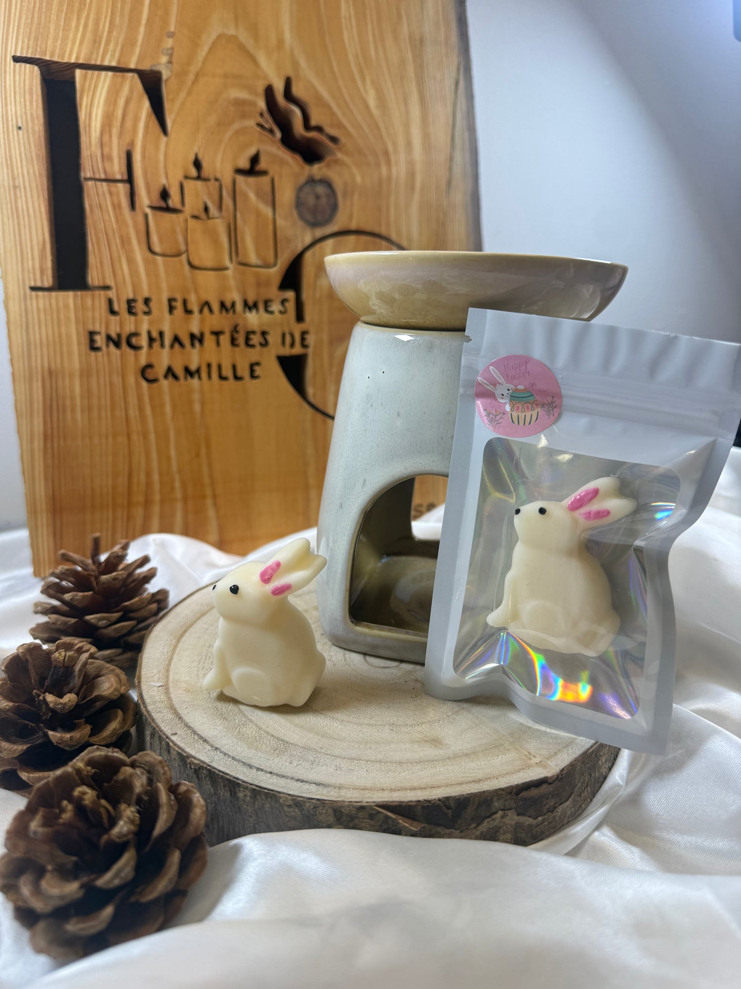 Fondant parfumé Lapin - Fleur de coton