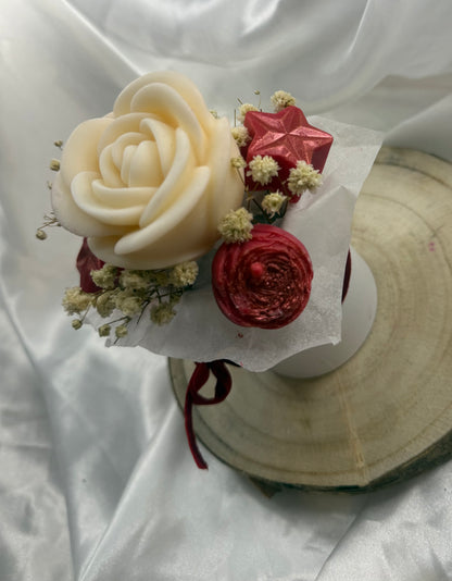 Bouquet de Noël senteur fleur de coton