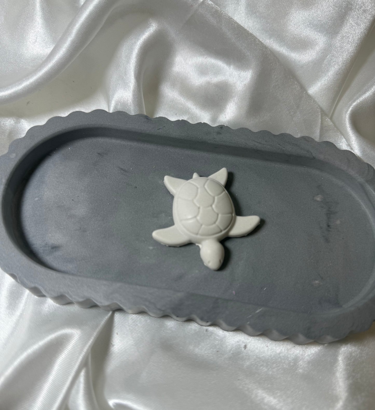 Tortue en plâtre