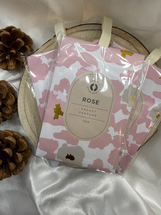 Sachet parfumé senteur rose