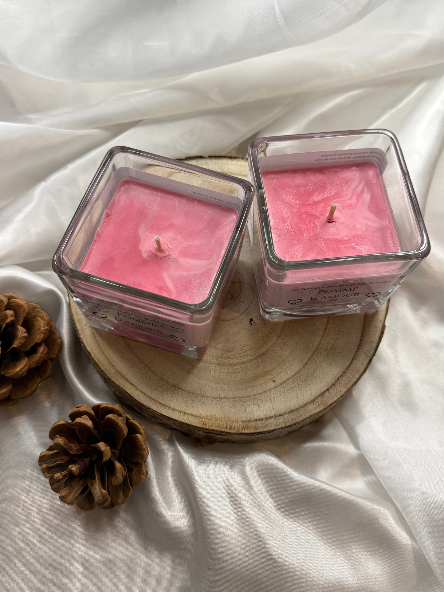 Bougie senteur pomme d’amour