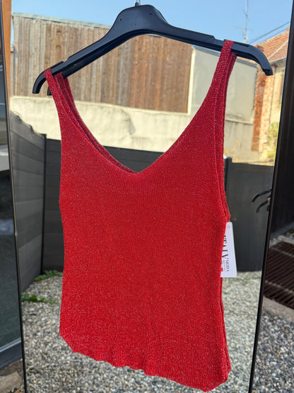 Top à paillettes