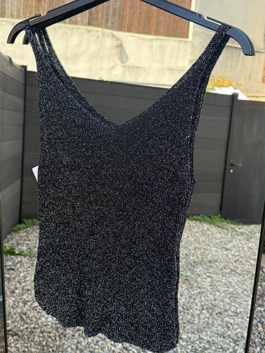Top à paillettes