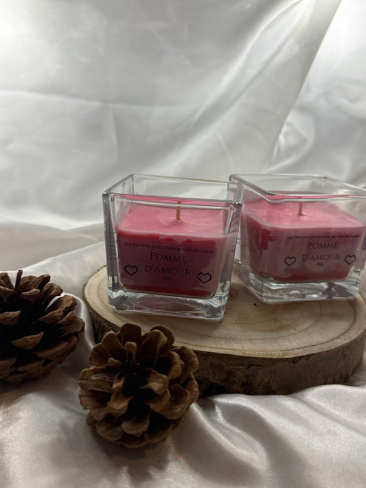 Bougie senteur pomme d’amour