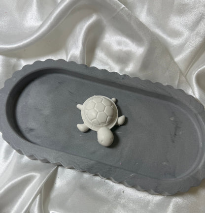 Tortue en plâtre