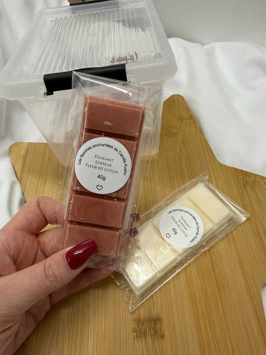 Fondant parfumé senteur fleur de coton