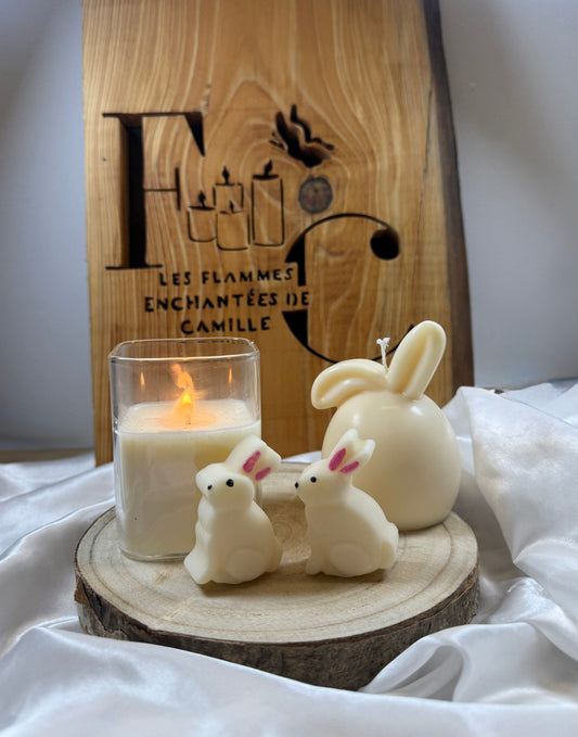 Fondant parfumé Lapin - Fleur de coton