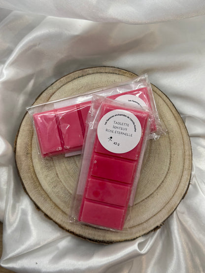 Tablette fondant senteur rose éternelle