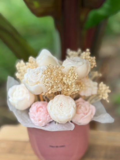 Bouquet de fleurs senteur fleur de coton