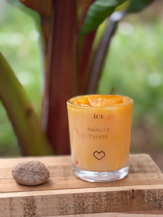 Bougie senteur mangue papaye