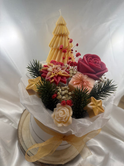 Bouquet de Noël senteur fleur de coton
