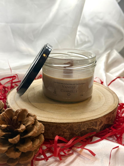 Bougie senteur vanille cannelle