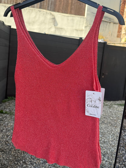 Top à paillettes