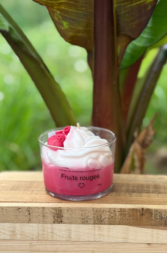 Bougie fruit rouge