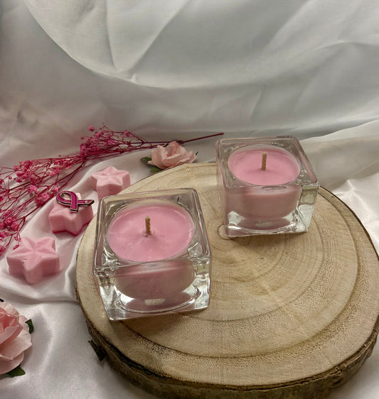 Bougie senteur rose