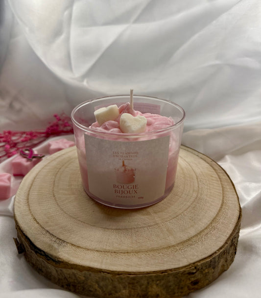Bougie bijou senteur framboise