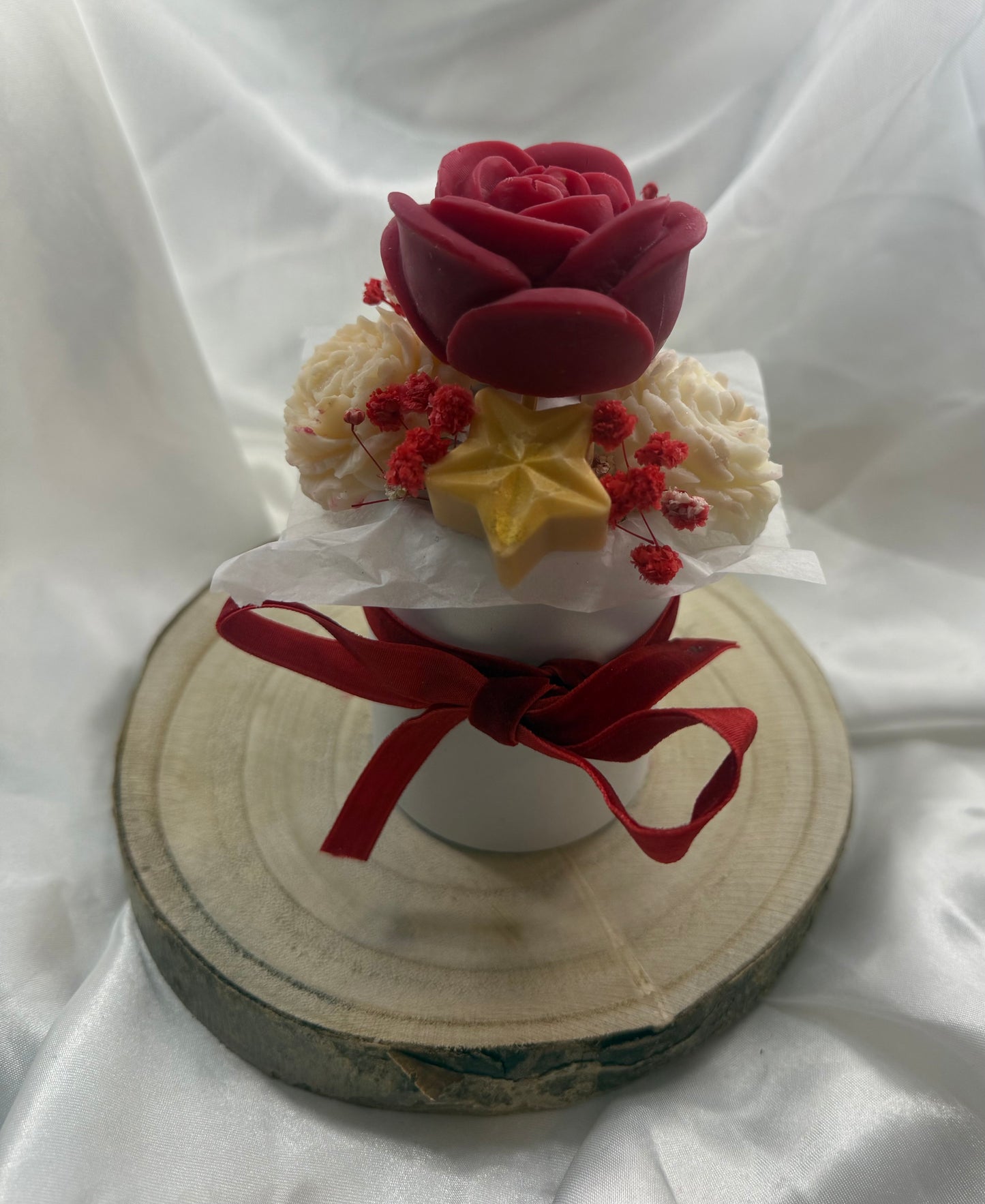 Bouquet de Noël senteur fleur de coton