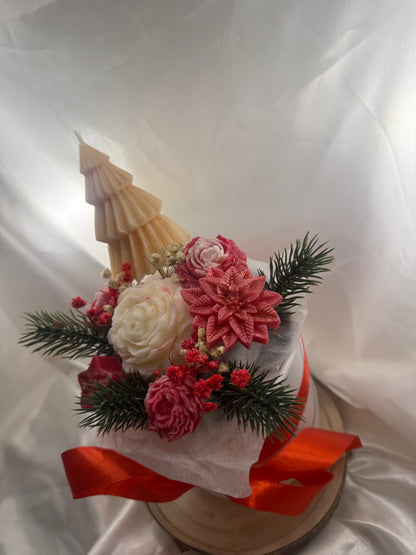 Bouquet de Noël senteur fleur de coton