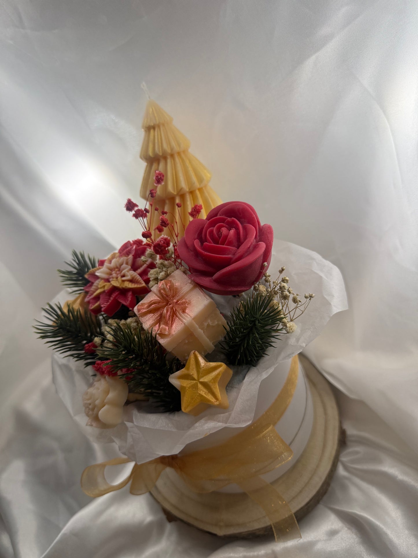 Bouquet de Noël senteur fleur de coton