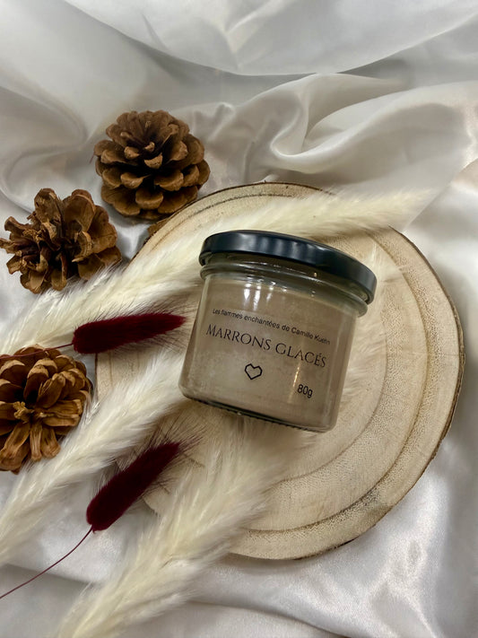 Bougie senteur marrons glacés