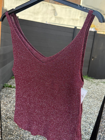 Top à paillettes