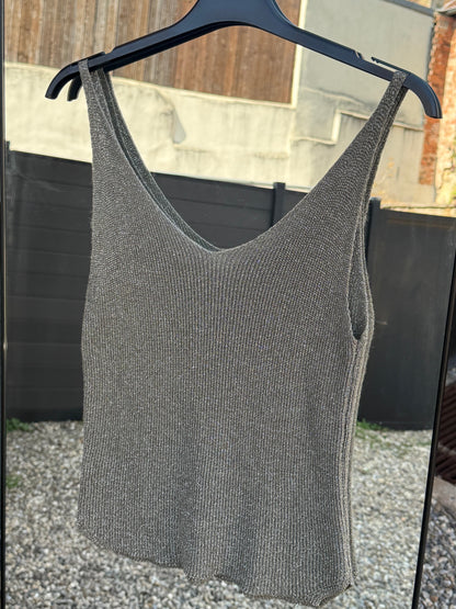 Top à paillettes