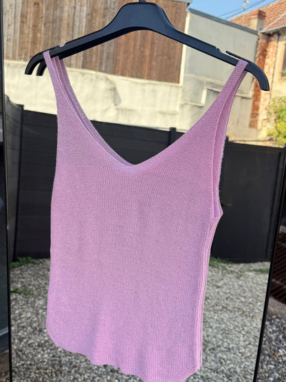 Top à paillettes