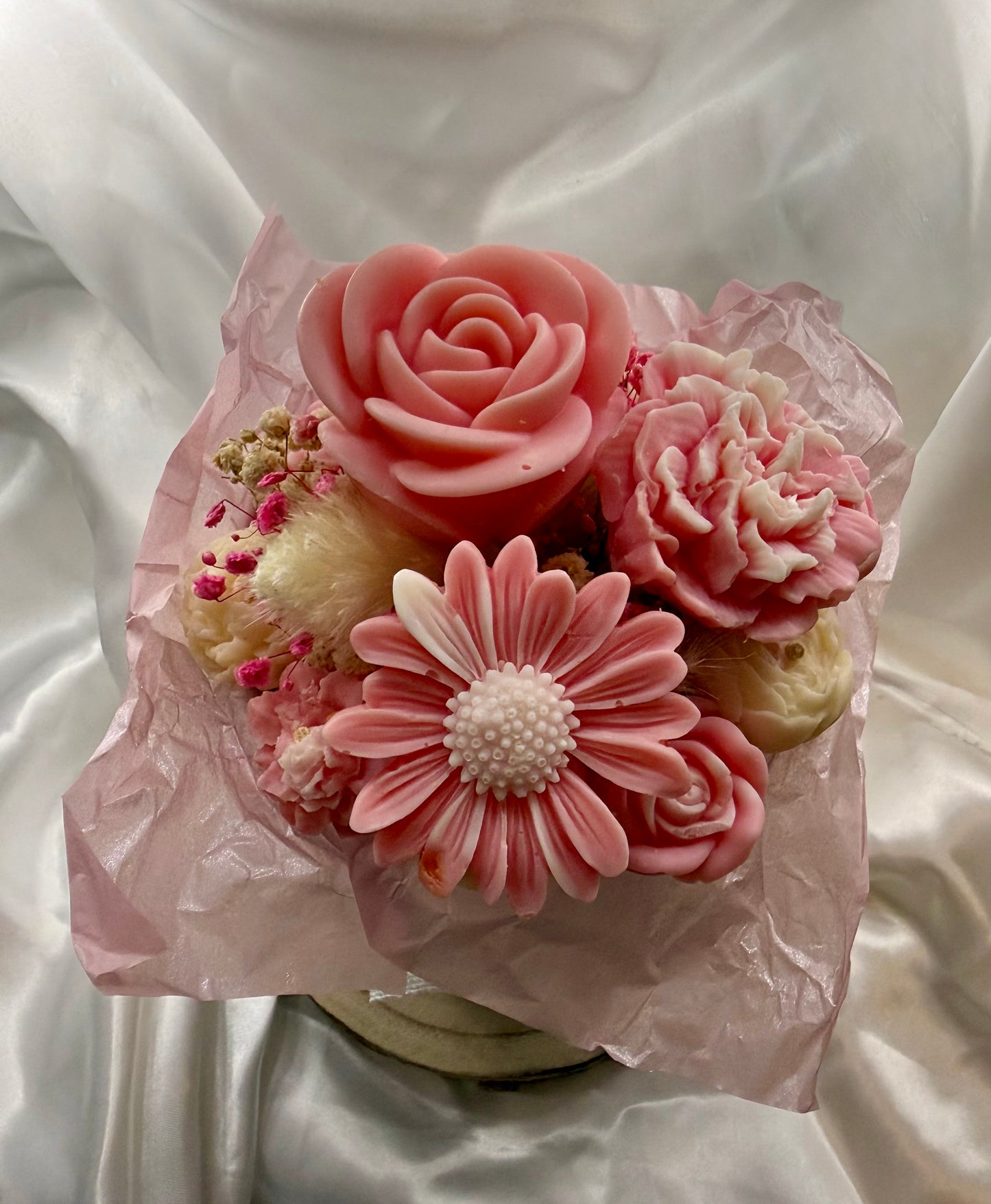 Bouquet parfumé senteur rose vanillée