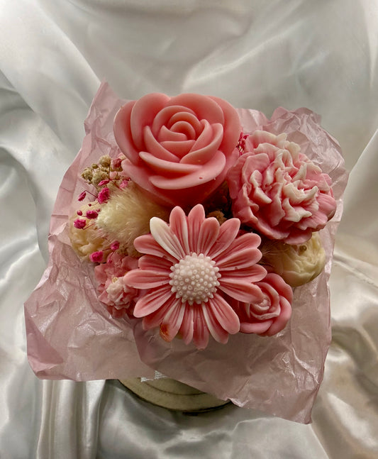 Bouquet parfumé senteur rose vanillée