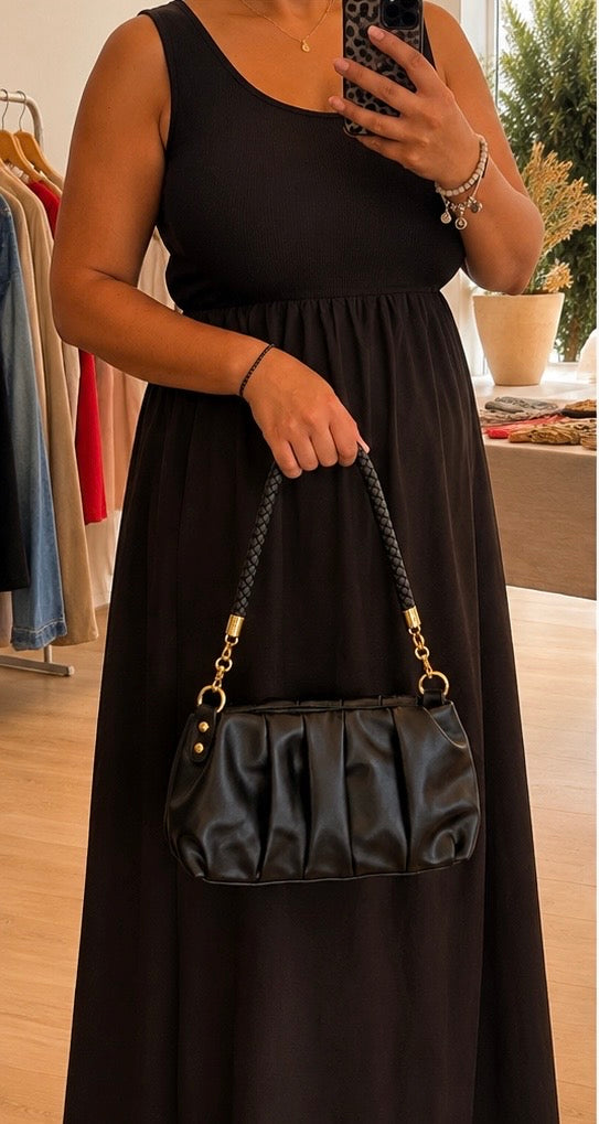 Sac à main à plis