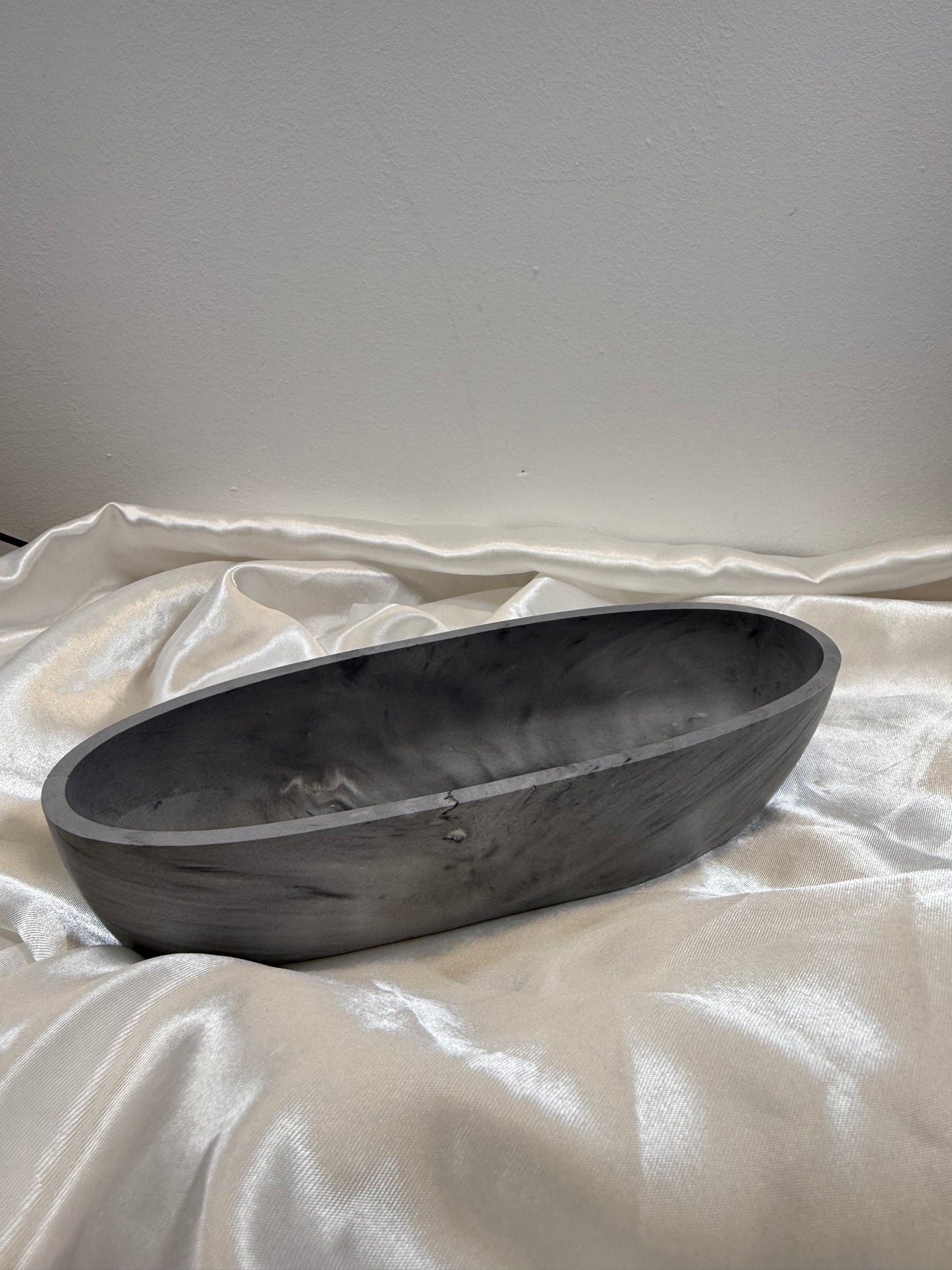 Centre de table gris en plâtre