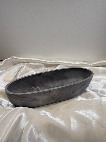 Centre de table gris en plâtre