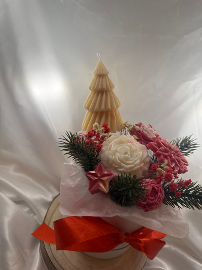 Bouquet de Noël senteur fleur de coton