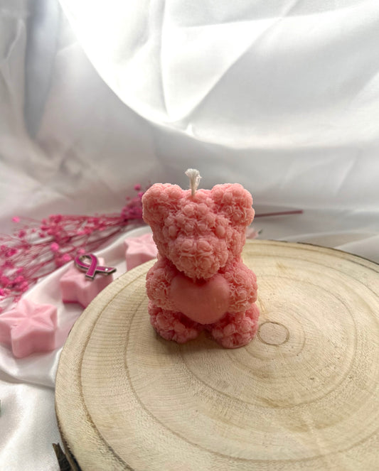 Nounours rose senteur fleur de coton