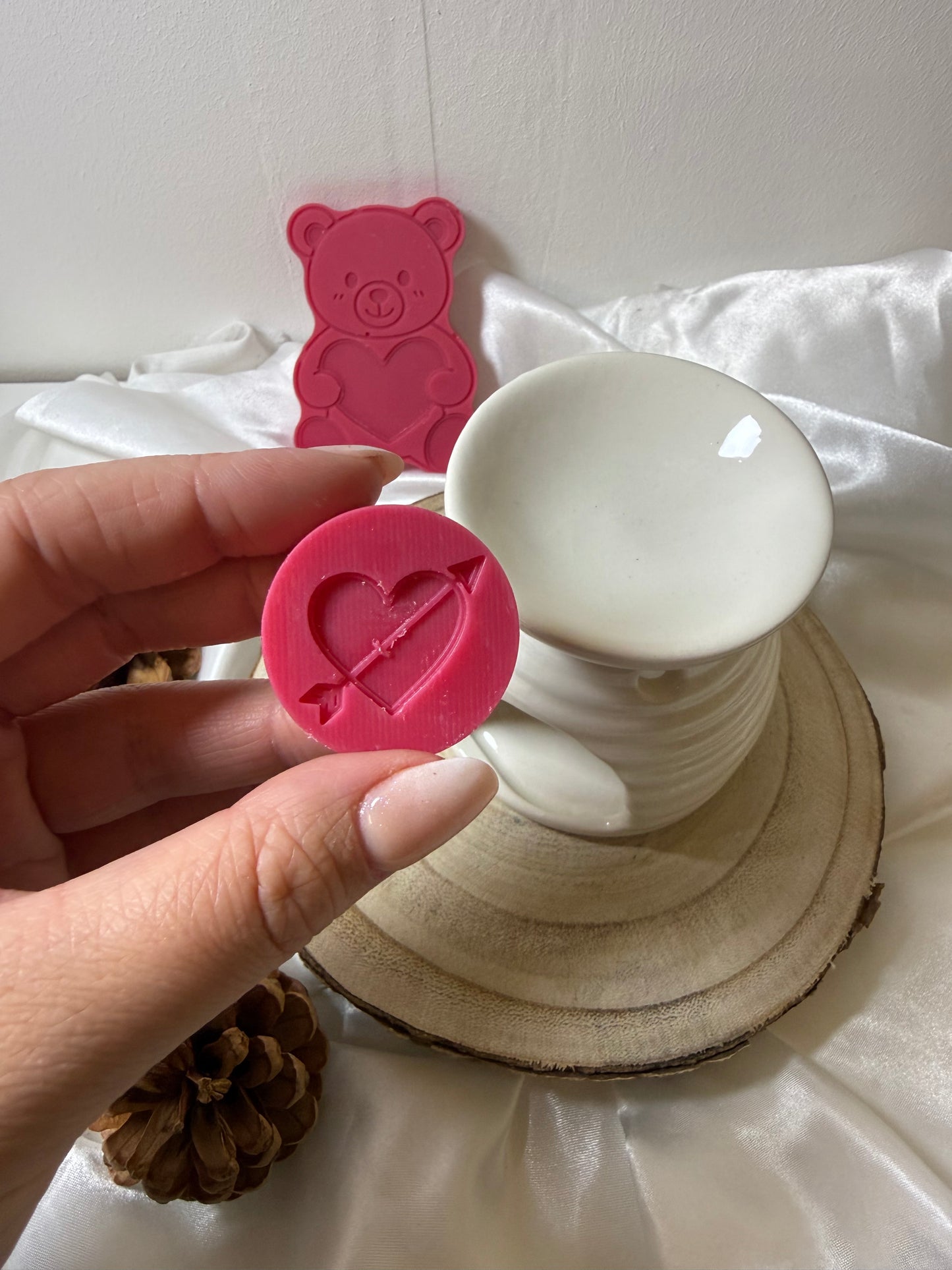Fondant parfumé forme au choix - fleur de coton