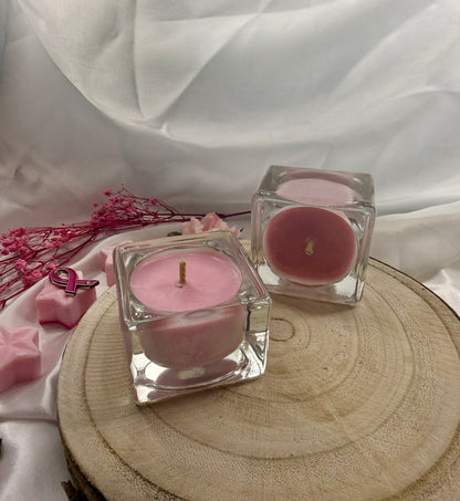 Bougie senteur rose